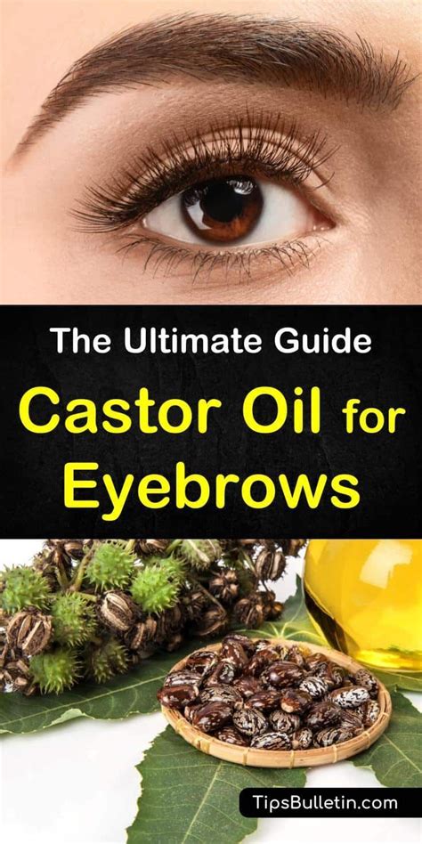 What You Need To Know About Castor Oil For Eyebrows Castor Oil