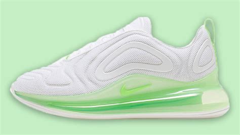 Go Bright And Bold In The Nike Air Max 720 White Volt The Sole Womens