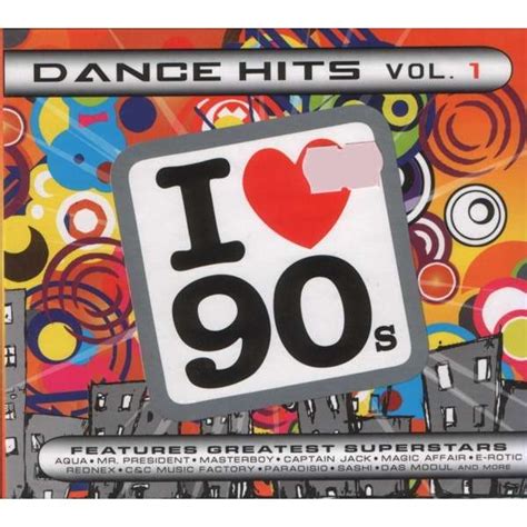 Dance Hits Vol 1 I Love 90s By Various Cd X 2 With Techtone11