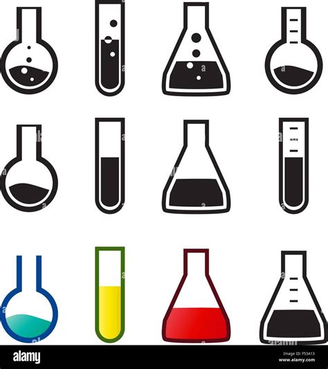 Chemical And Lab Icons Vector Illustration Stock Vector Image And Art