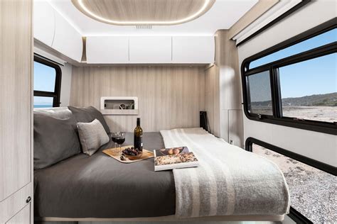 Unity Rear Lounge Leisure Travel Vans Murphy Bed Luxury Bedroom Master