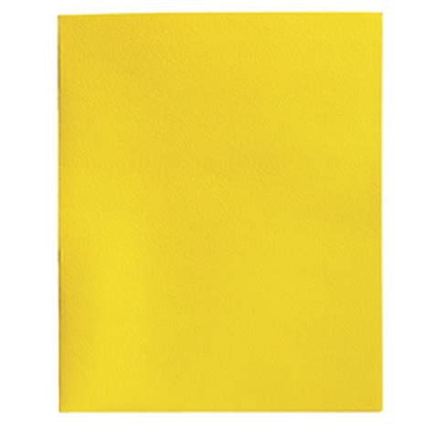 School Smart 2 Pocket Folder Yellow Pack Of 25
