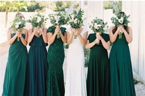 14 Dark Green Emerald Wedding Colors And Palettes Hi Miss Puff