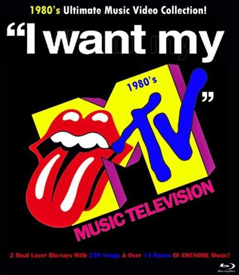 I Want My Mtv 1980s And 1990s Blu Ray Video Collection Rare Cds
