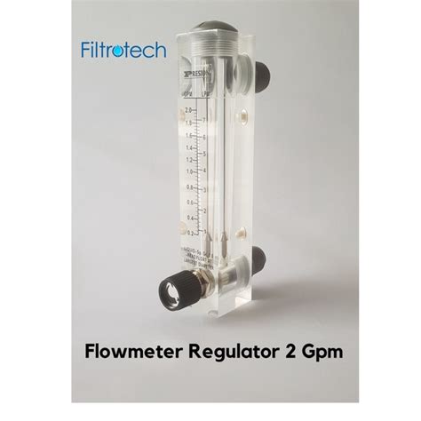 Jual Presion Flowmeter Rotameter Regulator Air Gpm Dan Gpm Shopee