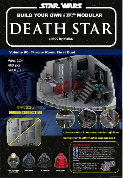 Lego Moc Modular Death Star Volume 8 Throne Room Final Duel By Malcav