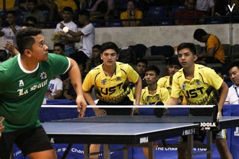 Ust Sweeps First Elimination Round Tops Uaap Table Tennis Vsports