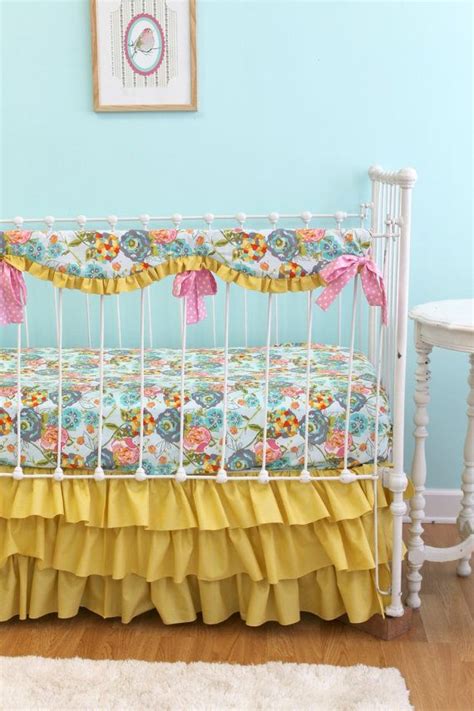 Custom Baby Girl Crib Bedding Lily Belle By Lottiedababy On Etsy Baby