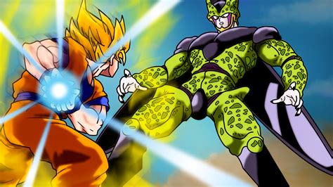 Goku Vs Cell Color By Masturbaker43 On Deviantart