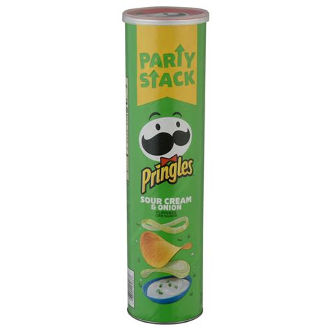 Save On Pringles Potato Crisps Chips Sour Cream And Onion Party Stack
