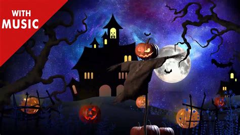 10 Hours Spooky Halloween Night Haunted House Spooky Music Halloween Screensaver Cozy
