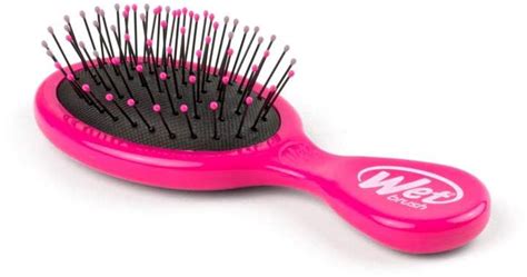 wet brush mini detangler hair brush — pink wet brush review popsugar beauty photo 11