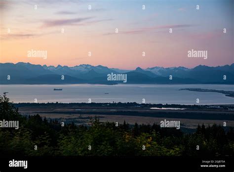 Homer Alaska Kachemak Bay Usa Stock Photo Alamy