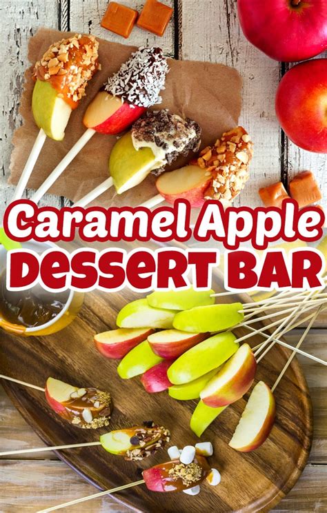 Caramel Apple Slices Bar Kitchen Fun With My 3 Sons
