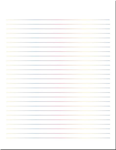 Multicolor Lined Paper Lined Stationery Writing Paper Etsy