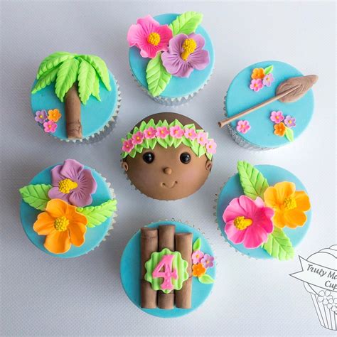 Moana Inspired Cupcakes Τούρτες Pinterest Moana Cup Cakes And Cake