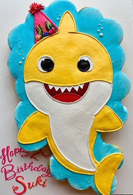 Baby Sharkcupcake Cake Shark Theme Birthday Shark Themed Birthday