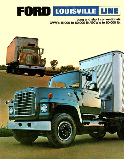 1969 Ford Louisville Line Trucks Brochure