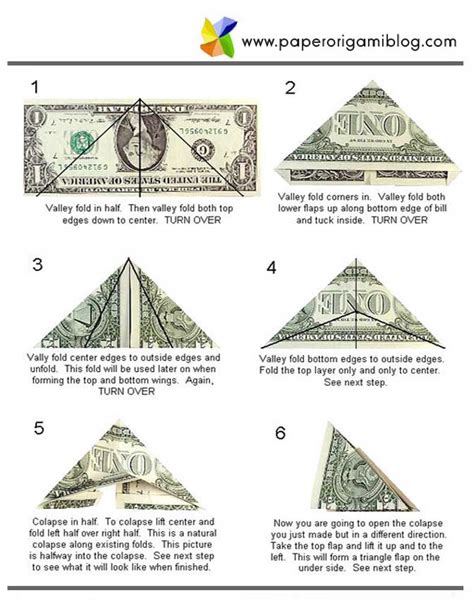 Money Origami Butterfly Paper Origami Guide