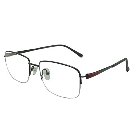 half rim eyeglasses nine optic