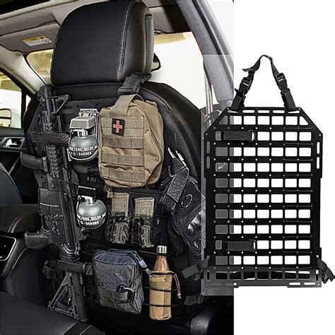Rigid Molle Panel For Vehiclestactical Seat Back Organizer Car