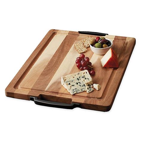 Artisanal Kitchen Supply® 20 Inch X 15 Inch Cutting Board With Handles Bed Bath And Beyond Canada