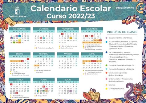 Calendario Escolar 2022 2023 Sevilla Center Imagesee