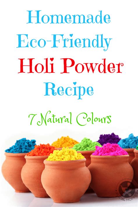 Homemade Holi Color Powder Recipe Holi Colors Holi Powder Holi