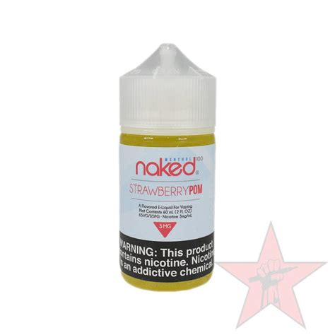 Naked Menthol Strawberry Pom Ml Red Star Vapor Hot Sex Picture