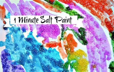 Art Activities Epsom Salt Painting Fun Littles