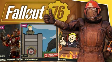 Fallout 76 Atomic Shop Update Charleston Fire Station Bundle YouTube