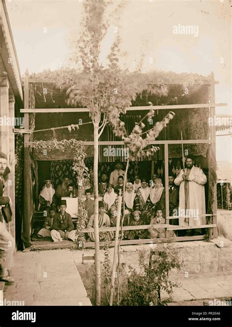 La Fiesta De Los Tabernáculos Judíos Bukharan Durante Sucot 1900