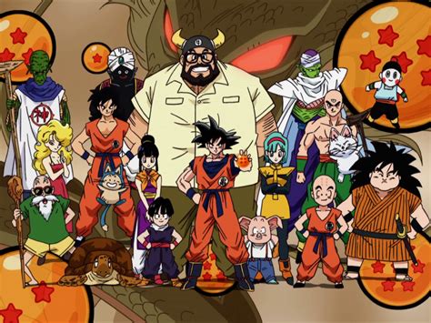 Z fighters and company during dragon ball gt. Yeah! Break! Care! Break! - Dragon Ball Wiki