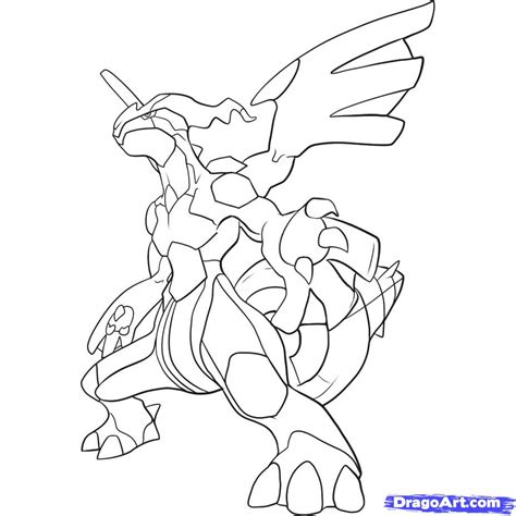 Zekrom Coloring Pages Coloring Home