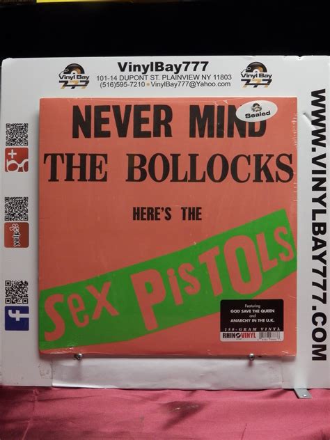 Sealed 12 Lp Sex Pistols Never Mind The Bollocks Heres The Sex