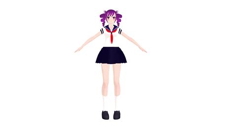 Mmd X Yandere Simulator Kokona Haruka By Flamesofdrkness On Deviantart