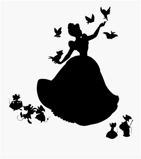 Disney Princess Silhouette Cinderella Printable