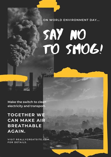 Stop Air Pollution Posters