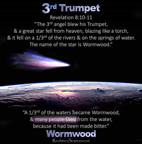 3rd Trumpet Wormwood 7 Trumpets Of The Book Of Revelation