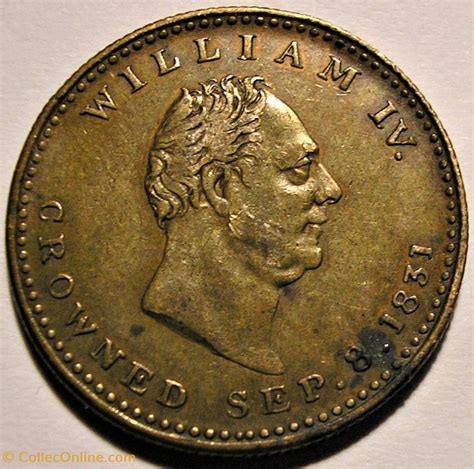 William Iv 1831 Coronation Medalet Great Britain Coins Exonumia