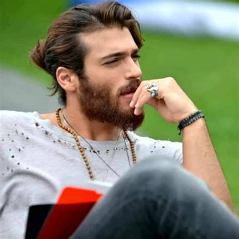 Pin By Theresa On Can Yaman How To Look Handsome Long Hair Styles Men Mens Hairstyles With Beard