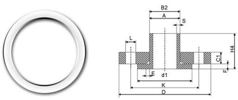 En 1092 1 Type 35 Flange And Welding Ring Dimensions