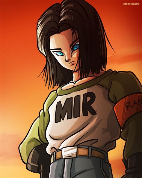 Heres A Quick Piece Of Android 17 From Dragon Ball Super Android 17