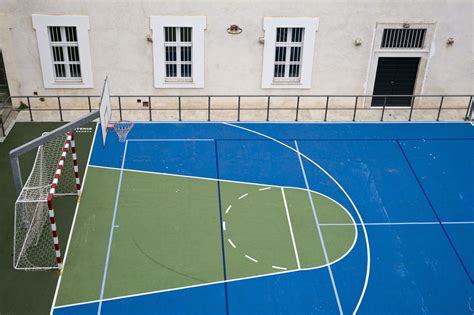 A Detailed Diagram Of The Basketball Court Sports Aspire