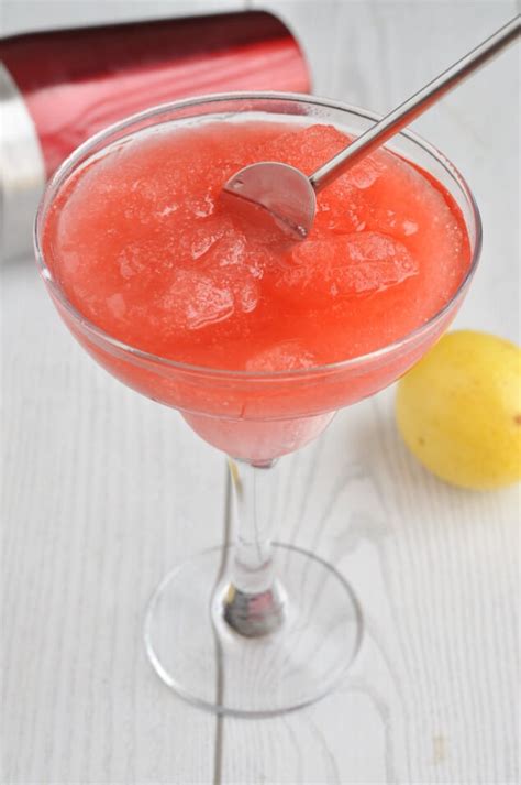 Strawberry Vodka Slush Easy Summer Cocktails Happy Healthy Motivated