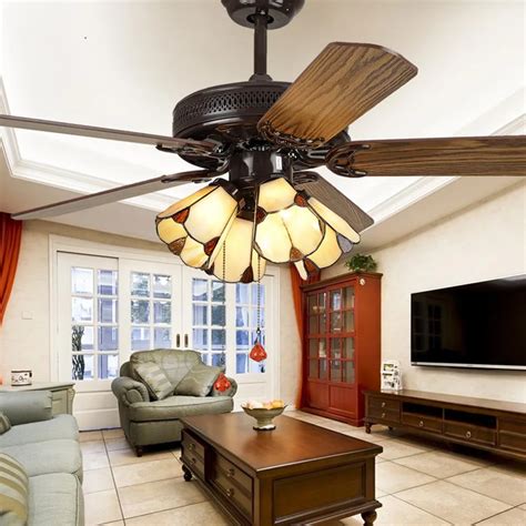 110v220v 48inch Luxury Modern Chandelier Ceiling Fans With Light