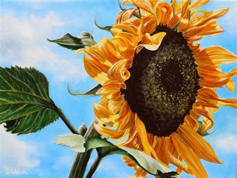 Sunflower X Oil On Canvas Floral Painting Art Painting
