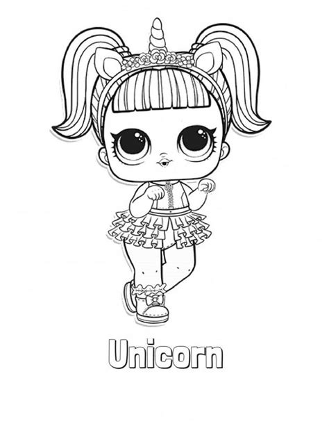 The Best Printable Lol Coloring Pages 101 Coloring Unicorn Coloring