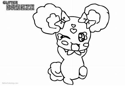 Glitter Force Coloring Pages Pet Printable Adults