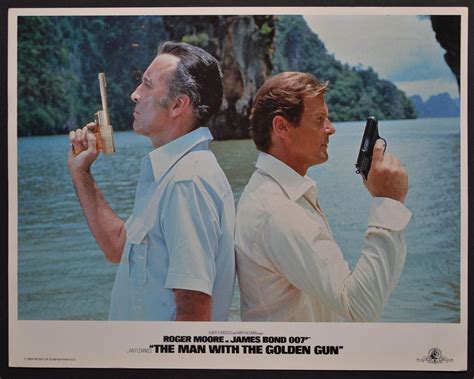 James Bond 007 The Man With The Golden Gun Original Lobby Card Uk